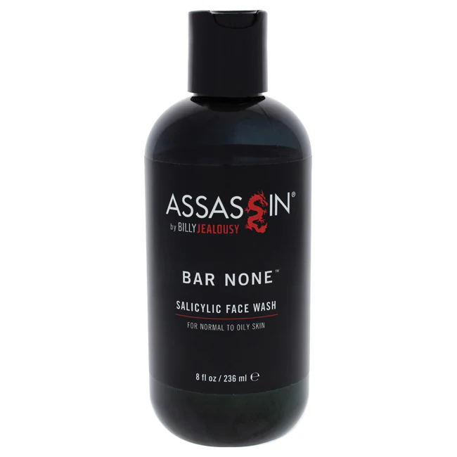 Bar None Salicylic Face Wash by Billy Jealousy for Men - 8 oz Cleanser