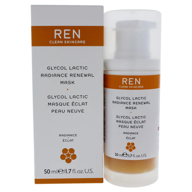 Glycol Lactic Radiance Renewal Mask by REN for Unisex - 1.7 oz Mask