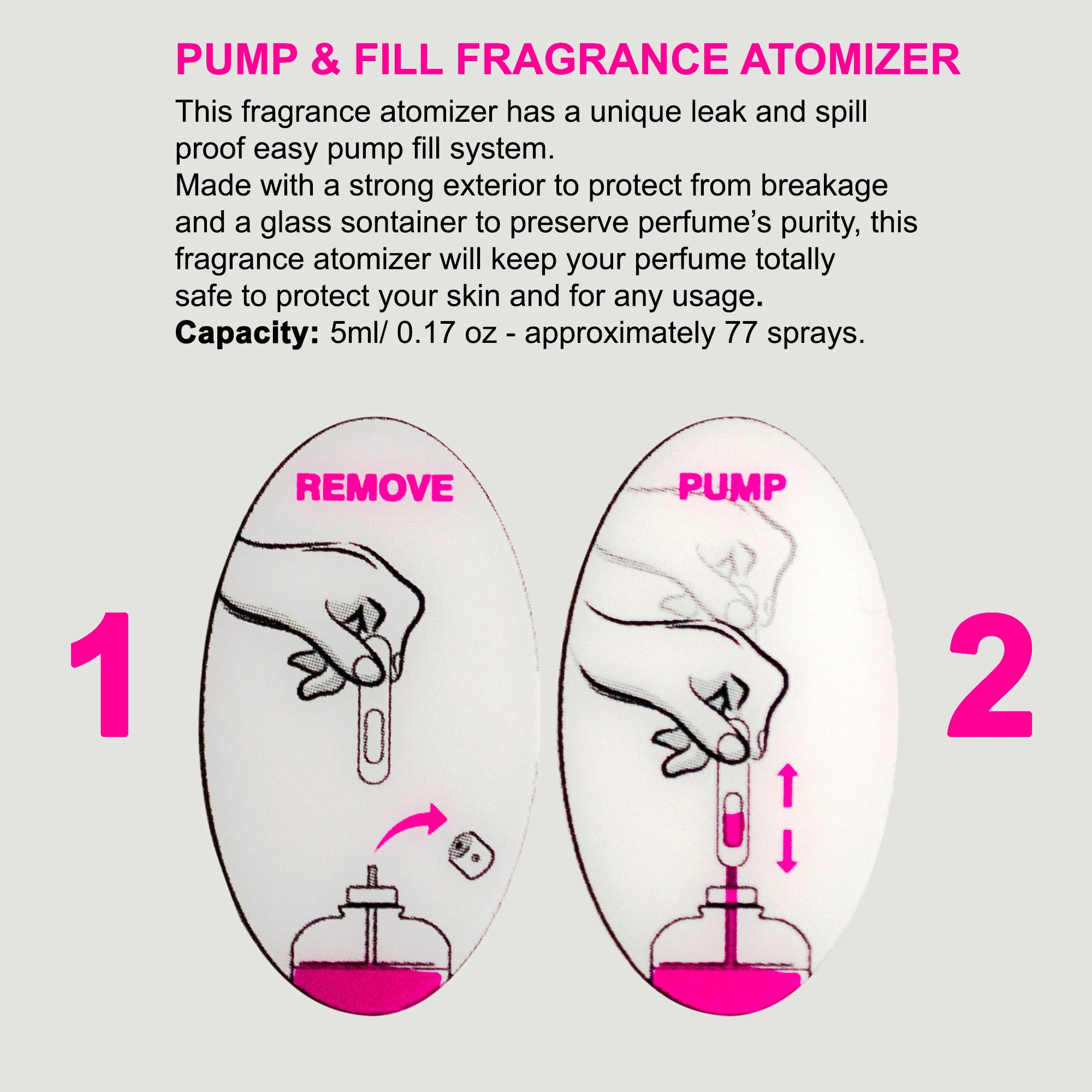 Pump And Fill Fragrance Atomizer - Image 10