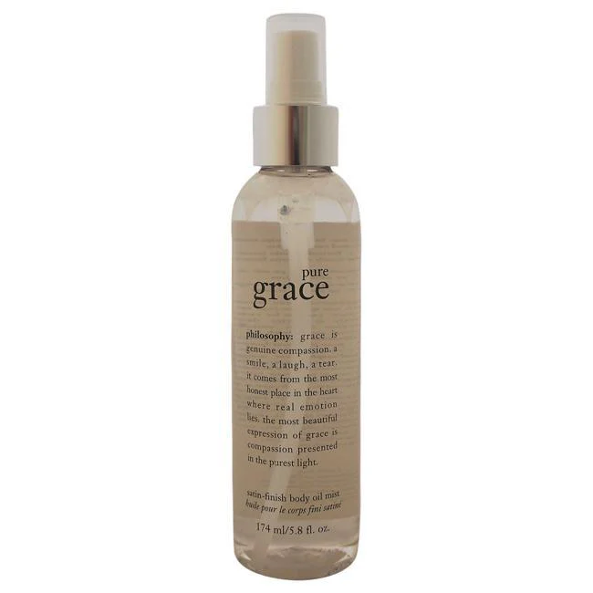 Pure Grace Satin-Finish Body Oil Mist by Philosophy for Unisex - 5.8 oz Oil Mist