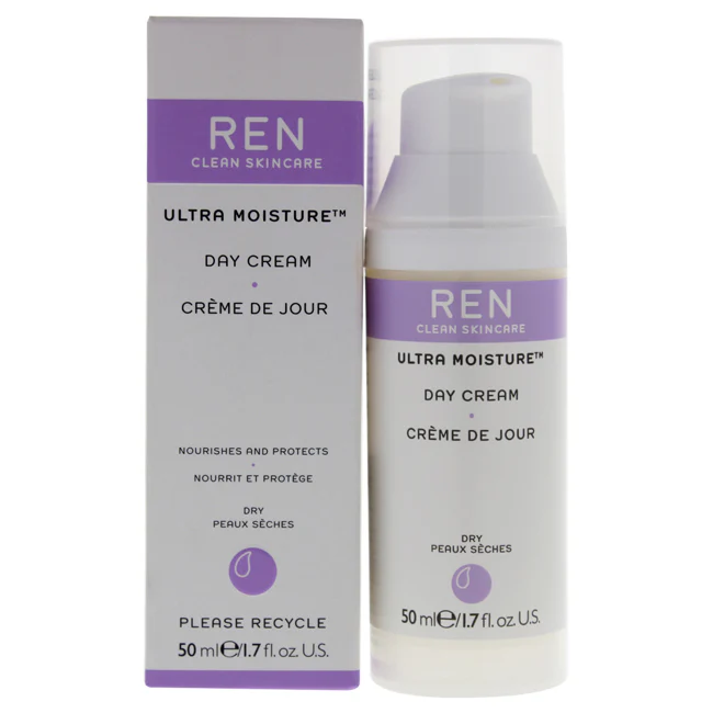 Ultra Moisture Day Cream by REN for Unisex - 1.7 oz Cream